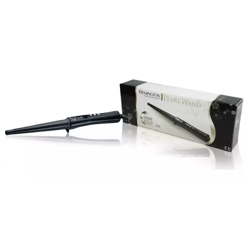 Kulma Remington REM-CI95 — keramické vyhrievanie, max. 210 °C, LCD, 3 m kábel, čierna