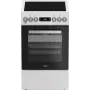 Whirlpool W5V5LCW voľne stojaci sporák elektrická varná doska sklokeramika čierna, biela