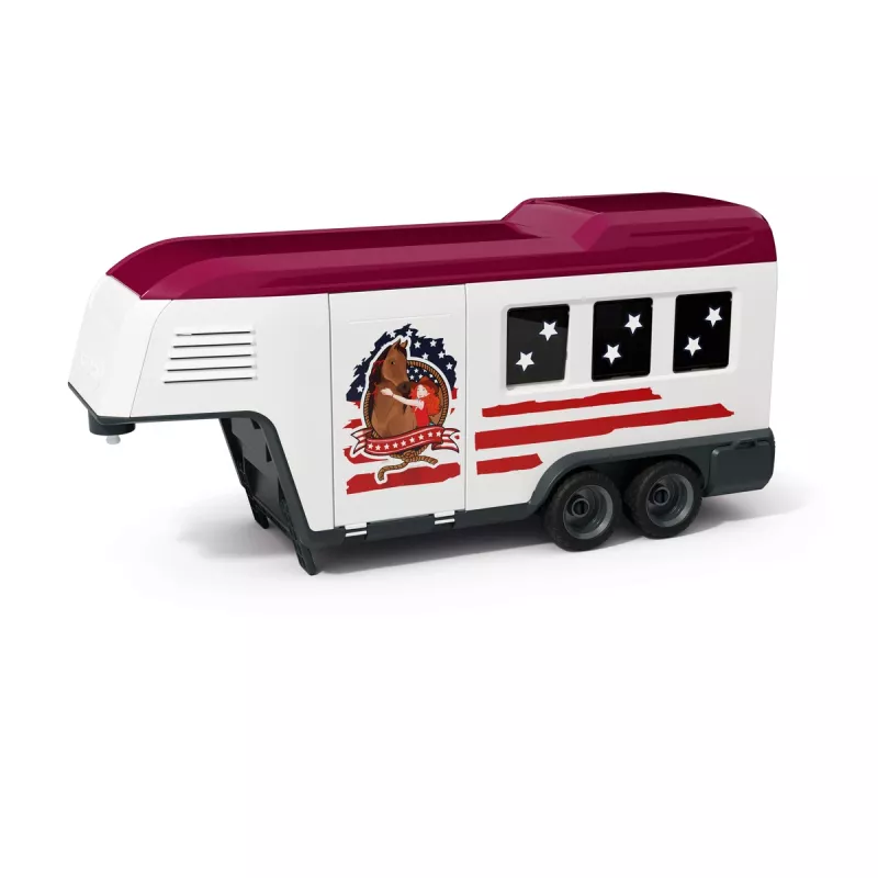 schleich Lakeside Truck s prívesom, zvieratá, kone, 5 rokov, viacfarebný
