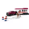 schleich Lakeside Truck s prívesom, zvieratá, kone, 5 rokov, viacfarebný