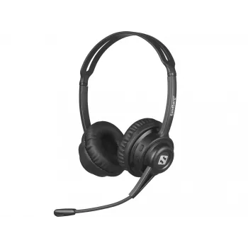 Sandberg bezdrôtový headset ANC+ENC, bezdrôtový, hudba/bežné použitie, 20–20000 Hz, 230 g, headset, čierny