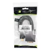 Techly video kábel HDMI na DVI-D M/M 3m ICOC HDMI-D-030, 3 m, HDMI, DVI-D, konektor samec, konektor samec, zlatý