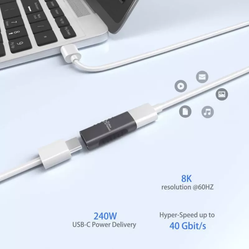 Microconnect USB3.2CFFA káblový adaptér USB C čierny