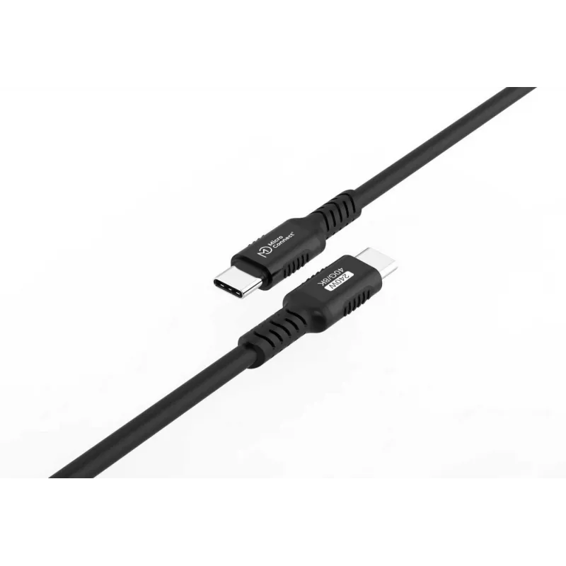 USB kábel MicroConnect MC-USB4-CC40LQ-1.5 — USB Type-C na USB Type-C, 1,5 m