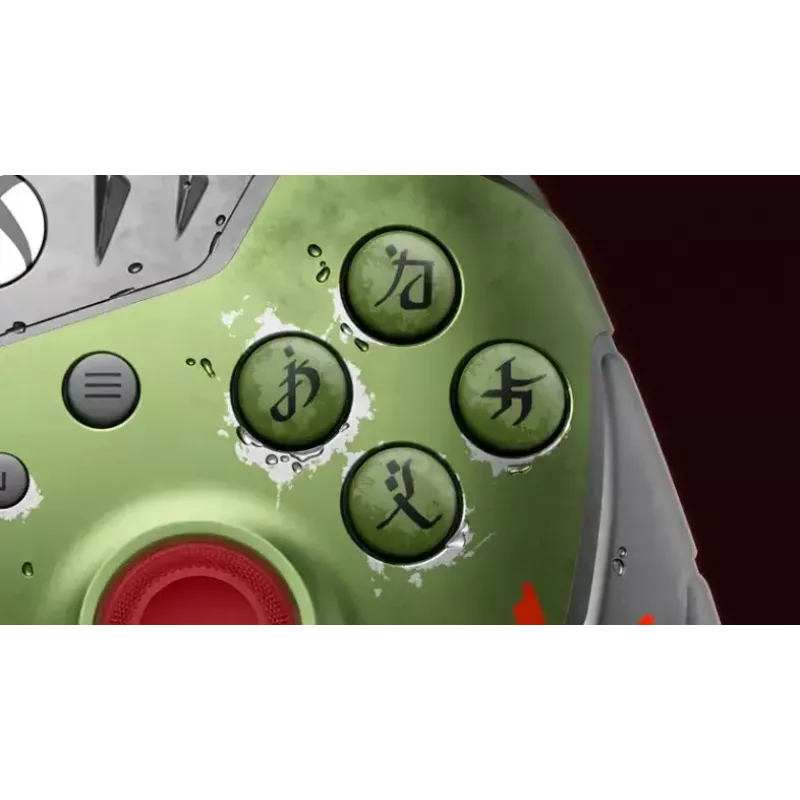Bezdrôtový gamepad Microsoft Xbox Wireless Controller DOOM: The Dark Ages Limited Edition, Bluetooth/USB, viacfarebný, AA batéria, USB-C