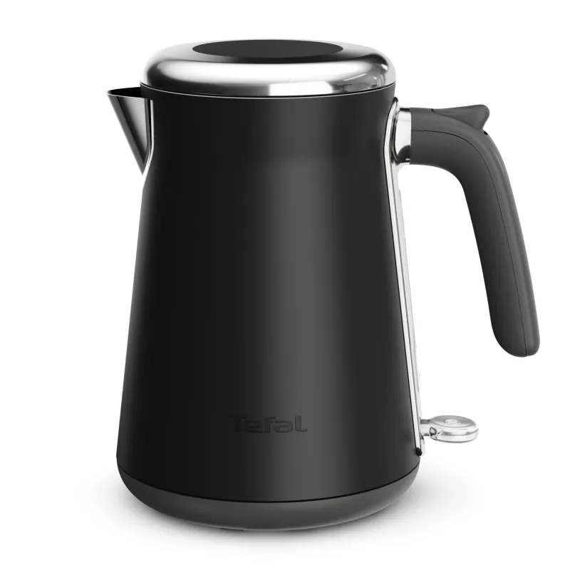 Kanvica Tefal KI6668E0 — 1,7 l, 2400 W, nerezové telo, čierna