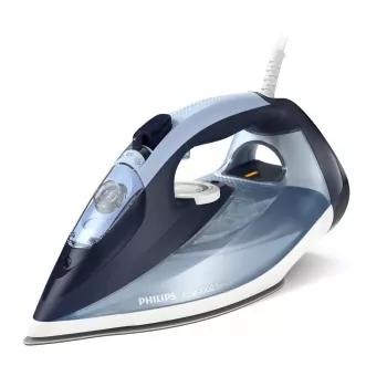 Naparovacia žehlička Philips DST7020/20 — 2800 W, žehliaca plocha SteamGlide Plus, trvalá para 50 g/min, parný ráz 250 g/min, nádržka na vodu 0,3 l, modrá