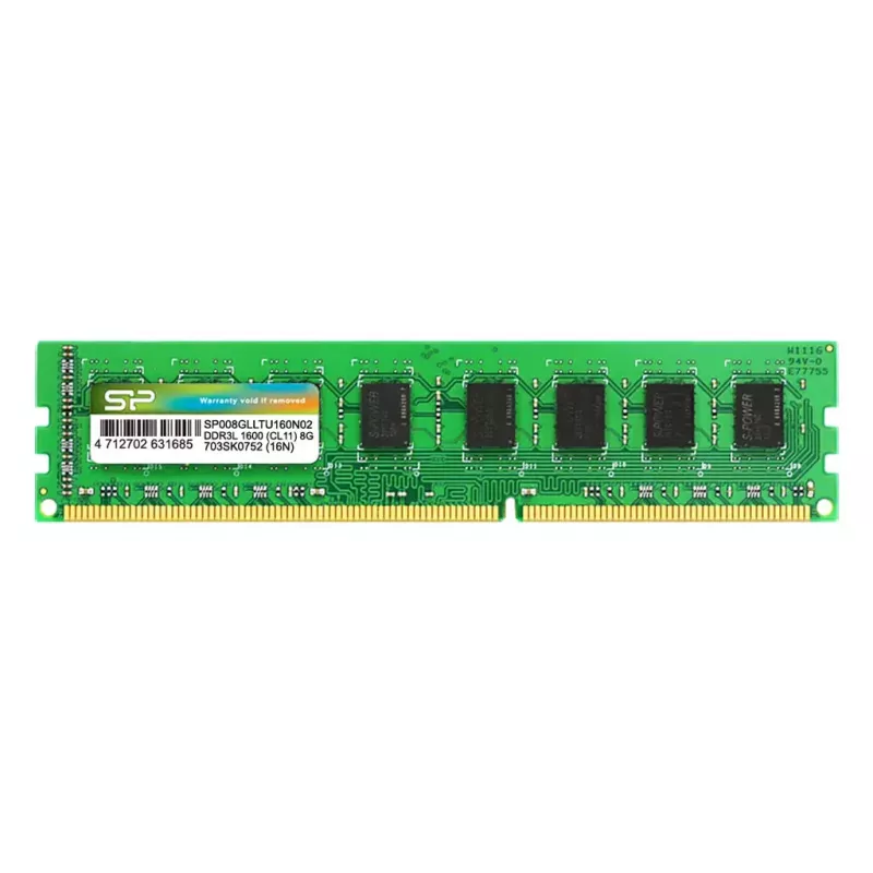 Pamäť RAM Silicon Power DDR3 8GB (1x8GB) 1600MHz CL11 1.35V Low Voltage UDIMM