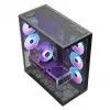 MODECOM Volcano SPACE XL ARGB PC skriňa Full-Tower — Full Tower, podpora E-ATX, tvrdené sklo, ARGB, GPU až do 440 mm