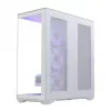 PC skriňa Full-Tower MODECOM Volcano SPACE XL ARGB FULL TOWER 5F biela — ATX, tvrdené sklo, ARGB, USB-C