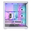 PC skriňa Full-Tower MODECOM Volcano SPACE XL ARGB FULL TOWER 5F biela — ATX, tvrdené sklo, ARGB, USB-C