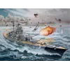 Model vojenskej lode Revell Bismarck stavebnica 1:350