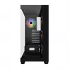 FSP M340-BA skriňa Midi Tower mITX, mATX, ATX čierna ARGB, Midi Tower, PC, čierna, ATX, micro ATX, Mini-ITX, Glass, SPCC, 17 cm