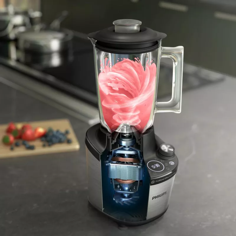 Stolný mixér Philips 7000 Series HR3760/10 čierna nerez