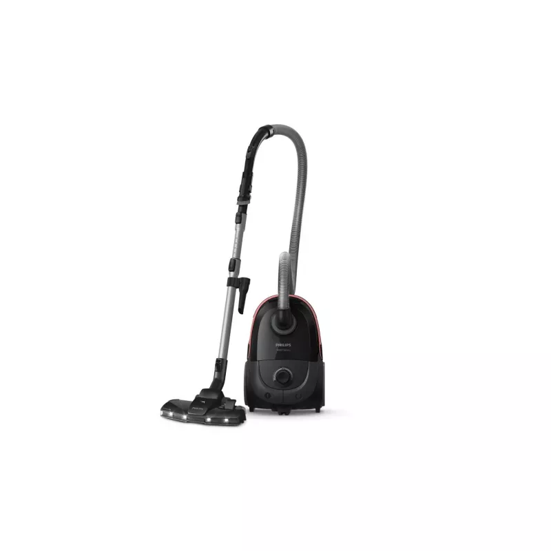 Podlahový vysávač Philips XD6142/12 — 900 W, 4 l vrecko na prach, HEPA filter, čierny
