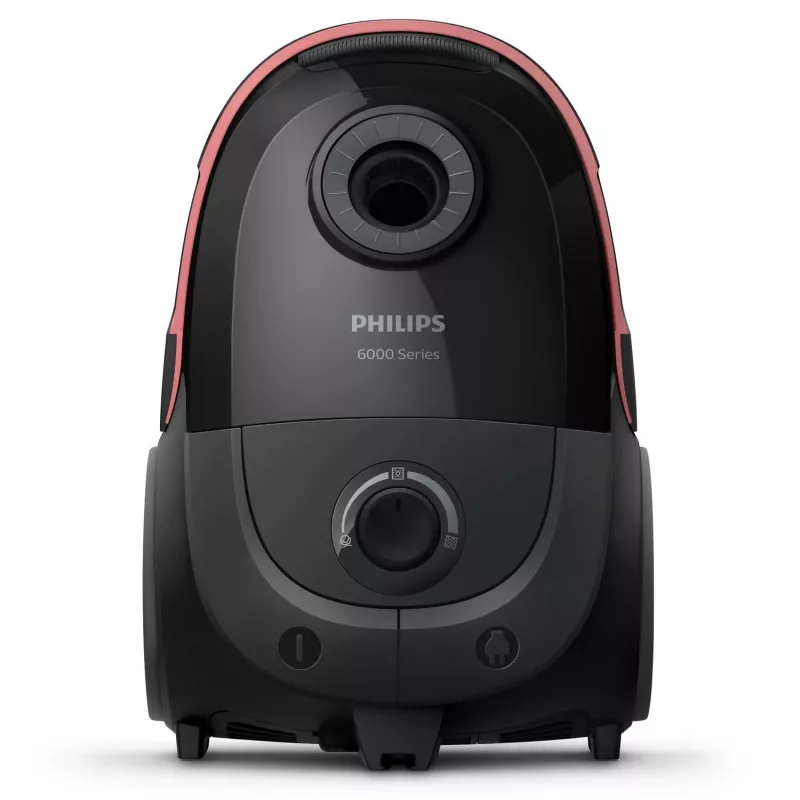 Podlahový vysávač Philips XD6142/12 — 900 W, 4 l vrecko na prach, HEPA filter, čierny