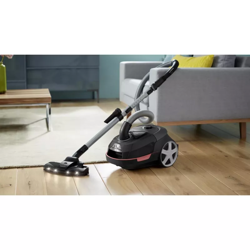 Podlahový vysávač Philips XD6142/12 — 900 W, 4 l vrecko na prach, HEPA filter, čierny