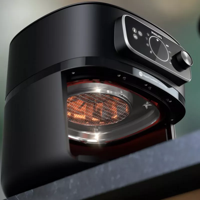 Philips HD9876/90 teplovzdušná fritéza 7000 series, 8,3 L, 2200 W, čierna