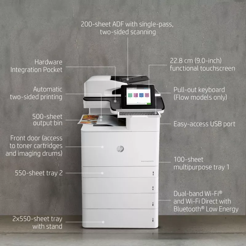 Multifunkčné zariadenie HP Color LaserJet Enterprise Flow MFP M776z laserová tlačiareň farebná