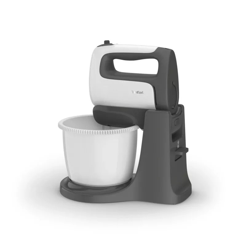 Tefal PrepMix+ HT464138 ručný mixér so stojanovou misou 500 W sivý/biely