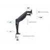 Multibrackets M Deskmount plynová pružina duálny čierny