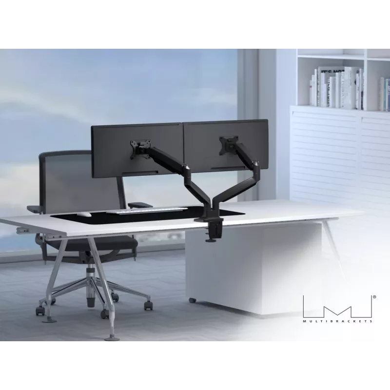 Multibrackets M Deskmount plynová pružina duálny čierny