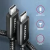 Kábel USB-C na USB-C AXAGON BUCM4X-CM05AB — USB4 Gen 3x2, 40 Gbit/s, 240 W, 0,5 m, čierny