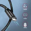 Kábel USB-C na USB-C AXAGON BUCM4X-CM05AB — USB4 Gen 3x2, 40 Gbit/s, 240 W, 0,5 m, čierny