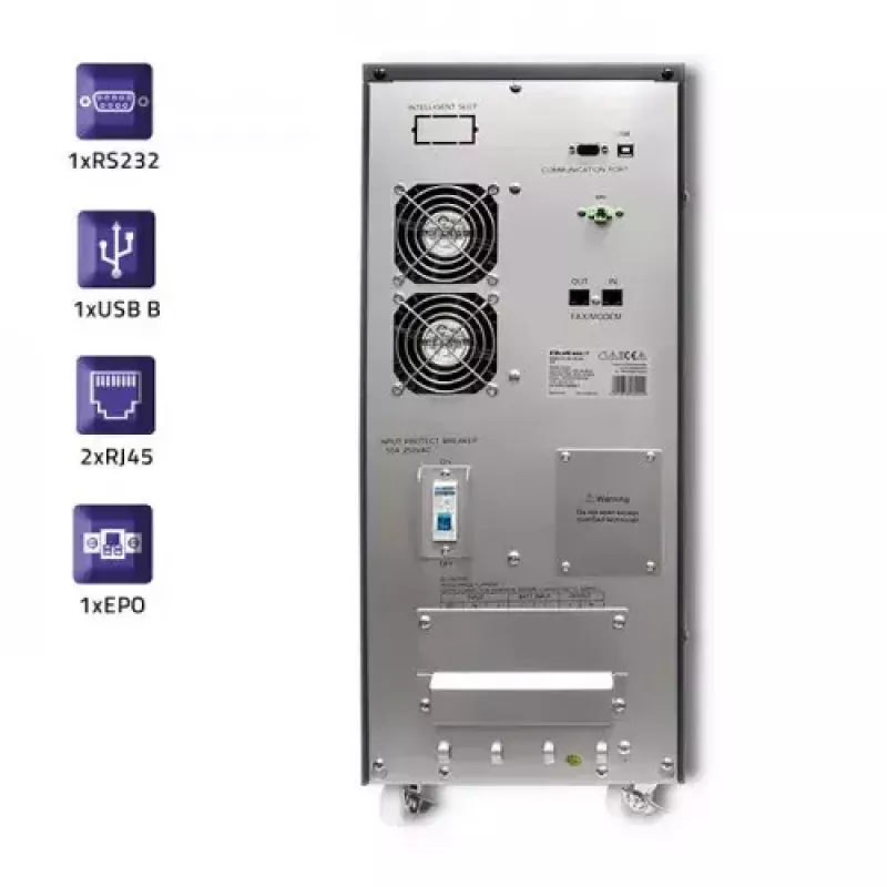 UPS Qoltec 53044 online dvojitá konverzia 10 kVA 8000 W