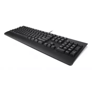 Káblová full-size klávesnica Lenovo Preferred Pro II USB US English čierna, 104 klávesov, plunger spínače, 2 m kábel