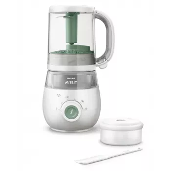 Philips AVENT Premium SCF885 4-in-1 parný hrniec a mixér, 0,24 L, 1 L, zelená, biela, Čína, 70 m, 0,7 m