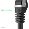 InLine B-76802B Cat6A S/FTP (PiMF) bezhalogénový prepojovací kábel, 2 m, modrý, balenie 40 ks