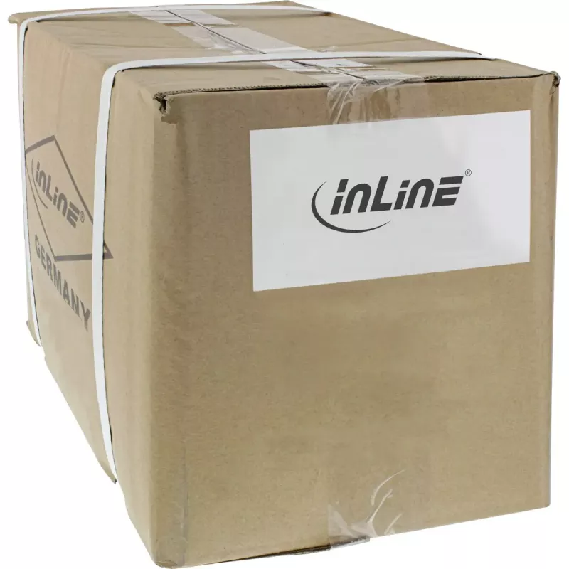 InLine B-76802R Cat6A S/FTP (PiMF) bezhalogénový prepojovací kábel, 2 m, červený, balenie 40 ks