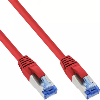 InLine B-76802R sieťový kábel červený 2 m Cat6a S/FTP (S-STP)