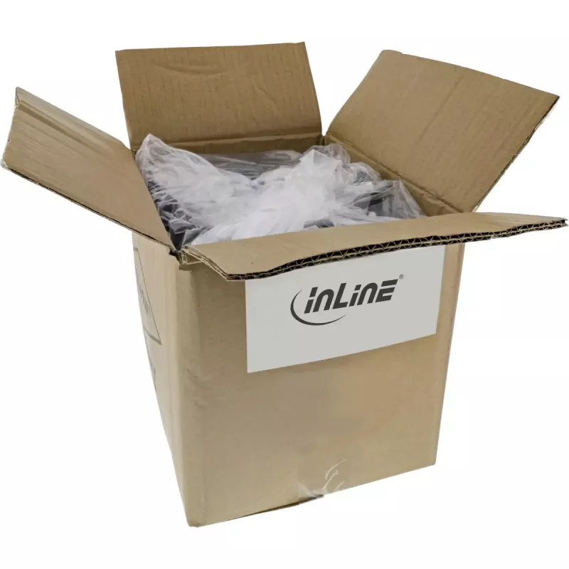 InLine B-76802Y Cat6A S/FTP (PiMF) bezhalogénový prepojovací kábel, 2 m, žltý, balenie 40 ks