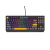 GENESIS Thor 230 TKL klávesnica Gaming USB + RF Wireless + Bluetooth QWERTY čierna, sivá, oranžová