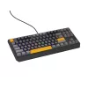 GENESIS Thor 230 TKL klávesnica Gaming USB + RF Wireless + Bluetooth QWERTY čierna, sivá, oranžová