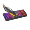 GENESIS Thor 230 TKL klávesnica Gaming USB + RF Wireless + Bluetooth QWERTY čierna, sivá, oranžová