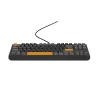 GENESIS Thor 230 TKL klávesnica Gaming USB + RF Wireless + Bluetooth QWERTY čierna, sivá, oranžová