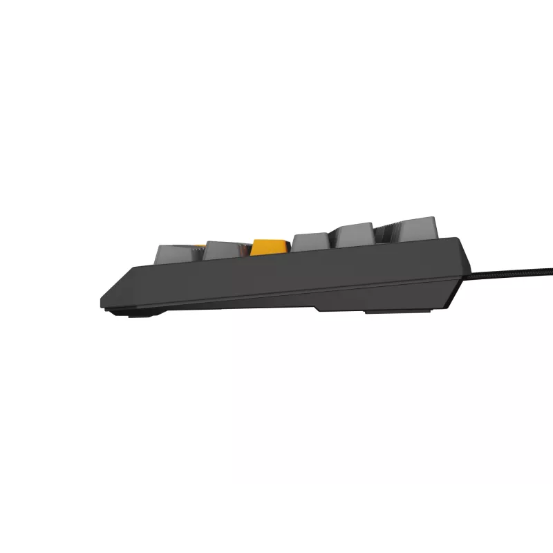 GENESIS Thor 230 TKL klávesnica Gaming USB + RF Wireless + Bluetooth QWERTY čierna, sivá, oranžová