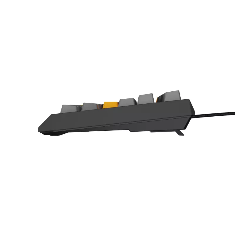 GENESIS Thor 230 TKL klávesnica Gaming USB + RF Wireless + Bluetooth QWERTY čierna, sivá, oranžová