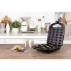 Waffleovač Mesko MS 3041 — 1600 W, čierny, robí 24 eliptických wafiel (220–240 V)