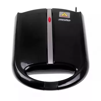 Waffleovač Mesko MS 3041 — 1600 W, čierny, robí 24 eliptických wafiel (220–240 V)