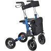 Mobilný rollator ActionMed CH200AM hliníkový rollator, ľahký skladací rám, sedadlo, 4 kolieska, výškovo nastaviteľný