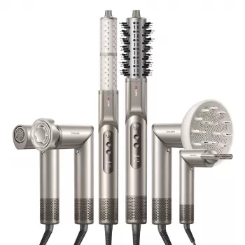 Dreame Dazzle fén na vlasy 1400 W — motor 110000 ot/min, 3 stupne ohrevu, max. 90°C, zlatá