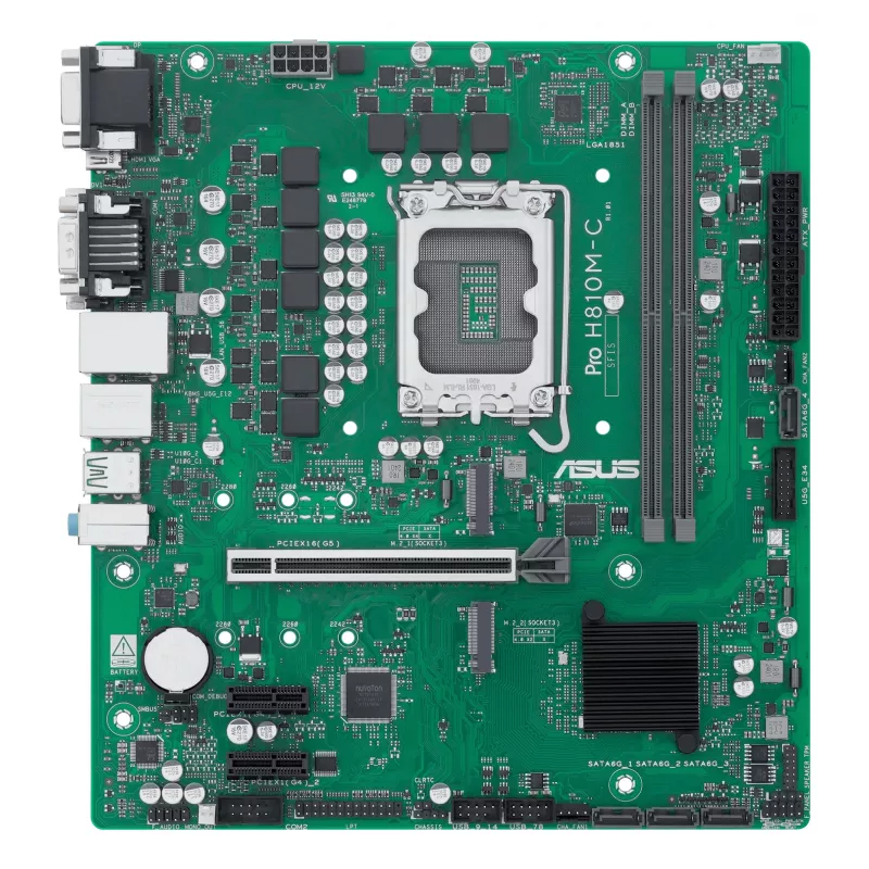 ASUS PRO H810M-C-CSM Intel H810 LGA 1851 (Socket V1) micro ATX