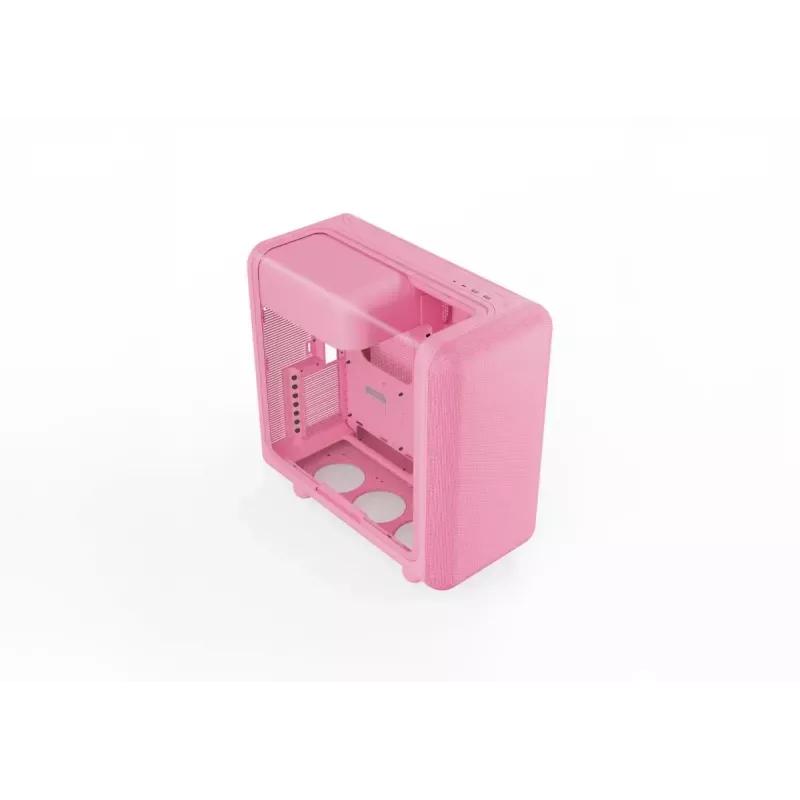 Mid-Tower PC skriňa HYTE X50 Strawberry Milk, model CS-HYTE-X50G-SM