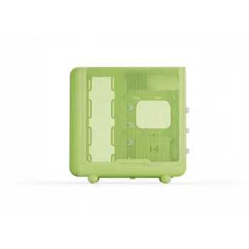 Mid-Tower skriňa HYTE X50 Matcha Milk – podpora ATX/mATX/Mini-ITX, tvrdené sklo, predné I/O