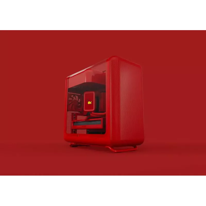 Mid-Tower PC skriňa HYTE X50 (Cherry) — HYTE X50 MID-TOWER SKRIŇA CHERRY