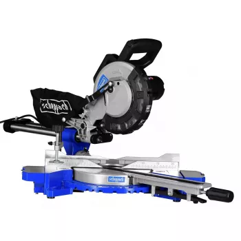 Skracovacia a pokosová píla Scheppach HM216 2000 W, 4700 ot/min, hĺbka rezu 65 mm, šírka rezu 340 mm, laserové vedenie, pozvoľný rozbeh